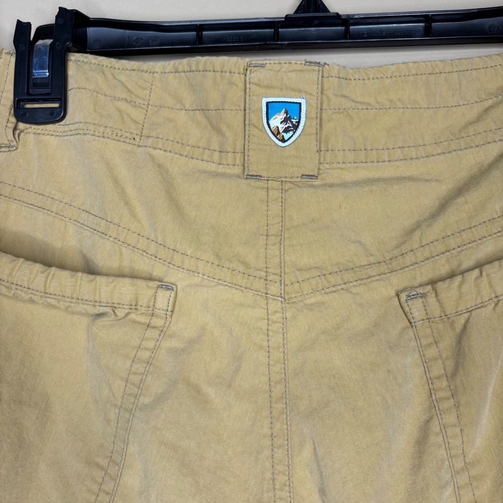 Kuhl Mens Khaki Hiking Shorts Size 32 Cotton Nylon Utility Trail Gorpcore Tan - Picture 4 of 11